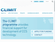 Tablet Screenshot of climit.no